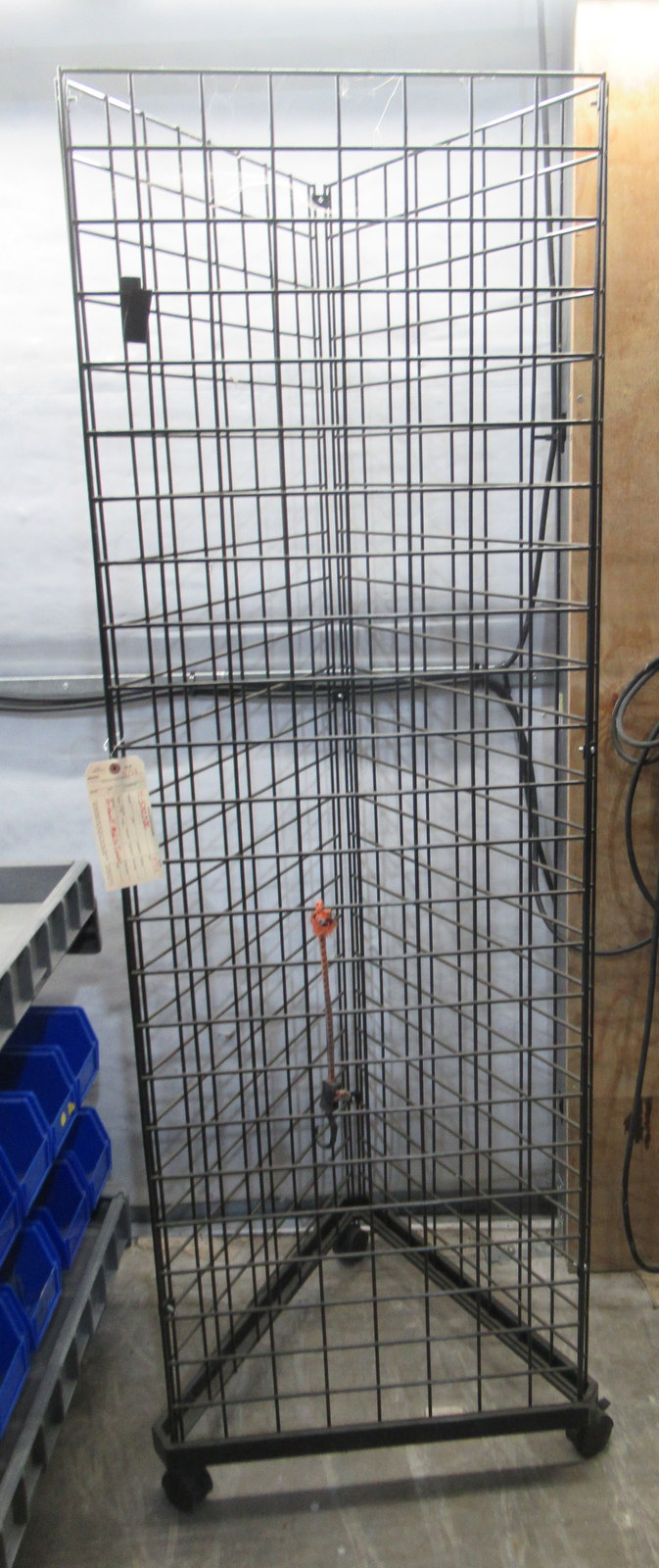 Uline H5703BL Gridwall Mobile Tower display Stand 2" X 2" X 6.5" Black