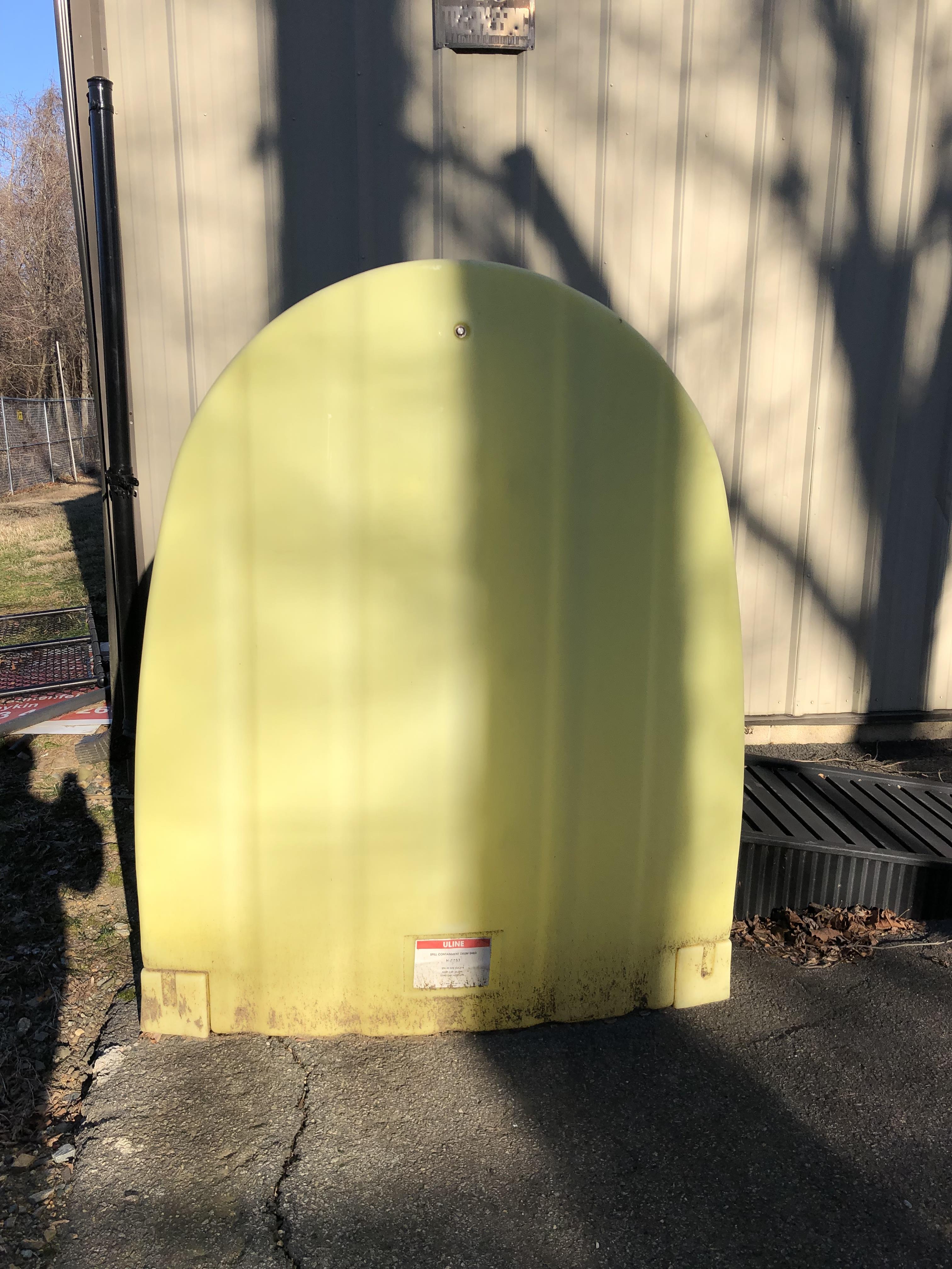Uline 4 Drum Spill Containment Shed with a Work Ramp