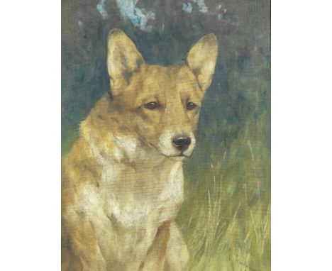 Arthur Wardle, RI (British, 1864-1949)A Welsh Corgi signed 'Arthur/Wardle' (lower right)oil on canvas46 x 35cm (18  x 14in).F