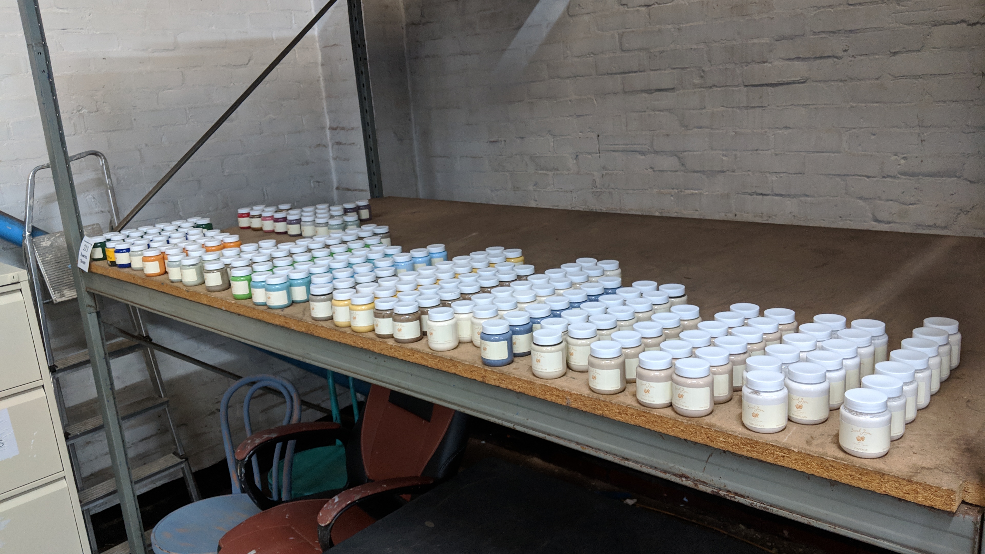 223 off Sarah Jayne signature chalk paint tester pots in a wide variety