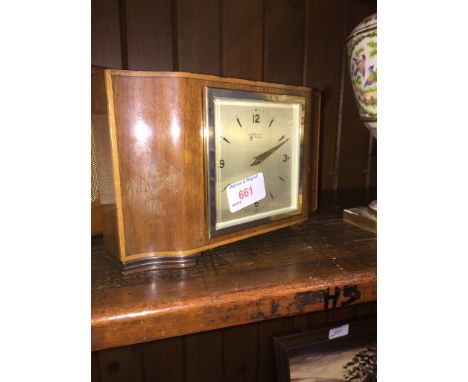 PERRY AND CO WALNUT MANTEL CLOCK