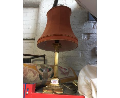 BRASS TABLE LAMP