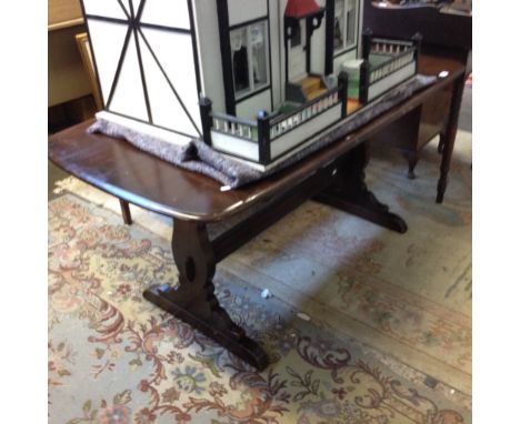 AN ERCOL REFECTORY TABLE