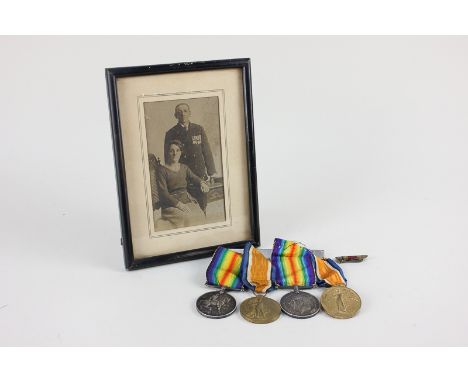 Two groups of First World War medals, each comprising a Victory medal and a British War medal, to 35569 Dvr C May RA, and 456