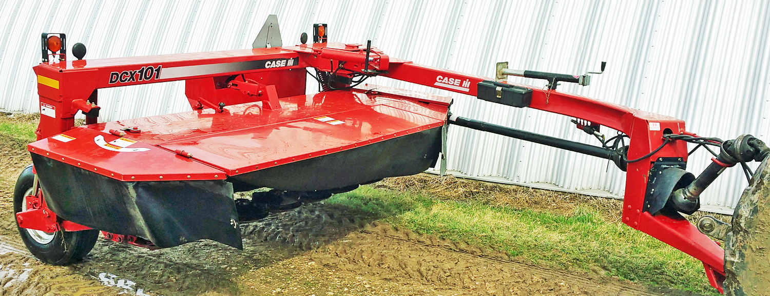 CaseIH DCX101 Discbine, 10â€™4â€ , rubber roll conditioner, 540 pto