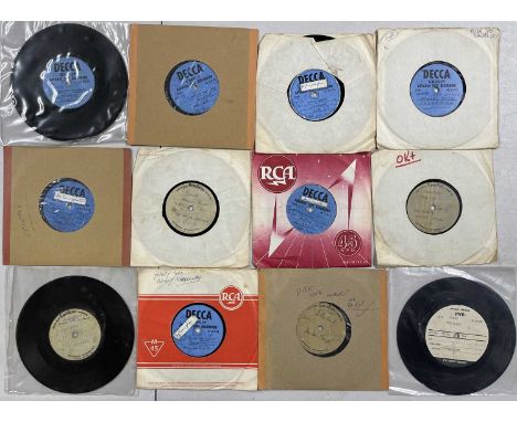 7" ACETATE RECORDINGS (LARGELY 60s UK RELEASES - POP/R&amp;R/SOUL). Another fascinating collection of 27 x 7" acetate recordi