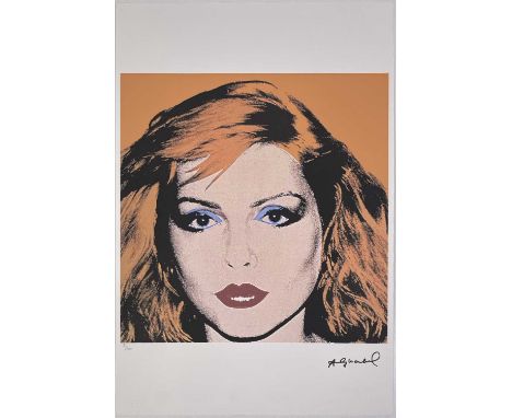 Limited edition Georges Israel/Arches France published Andy Warhol Debbie Harry print. #71/100 and with facsimile (printed) W