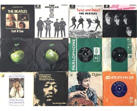 ROCK/ POP/ SOUL/ ROCK N ROLL - 7" COLLECTION. A broad selection of around 105 7" singles. Artists/ titles include The Beatles