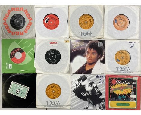7" COLLECTION (INC. SOUL/REGGAE/ROCK/PUNK &amp; POP) - WITH CDs. Diverse diggin' with around 150 x 7" included along with 23 