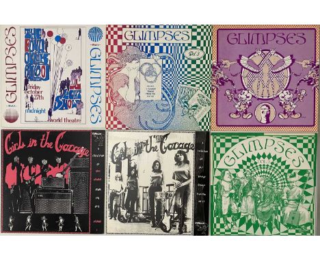 PSYCH/ GARAGE - LP COMPILATIONS. A wonderful collection of 30 psych/ garage LP compilations. Titles include Glimpses Vols 1, 