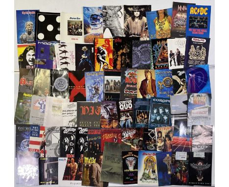 Excellent collection of concert programmes - approx 85 with approx 25 also to include ticket stubs. Also an additional 18 tic