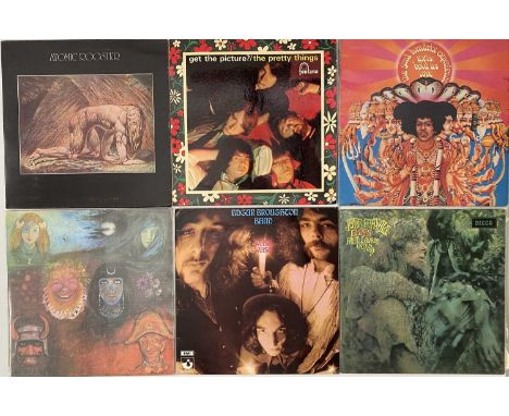 ROCK / PROG - LP RARITIES PACK. A pack of 8 x LPs. Artists/ Titles The Jimi Hendrix Experience - Axis: Bold As Love (613003, 
