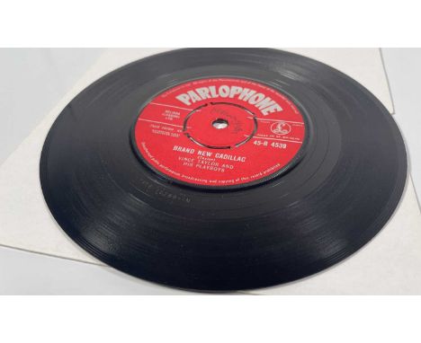 VINCE TAYLOR AND HIS PLAYBOYS - BRAND NEW CADILLAC 7" (ORIGINAL UK COPY - PARLOPHONE 45-R 4539) Rockabilly monster from Vince