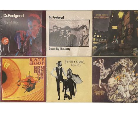 CLASSIC ROCK &amp; POP - LP COLLECTION. A super collection of around 46 rock LPs. Artists/ titles include David Bowie - Ziggy