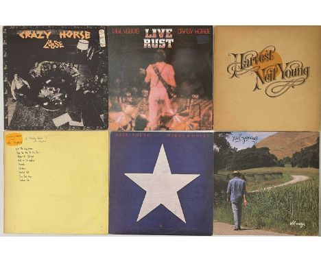 FOLK - LP COLLECTION. A collection of approx 79 x LPs to include private releases. Artists/ Titles include Neil Young inc Com