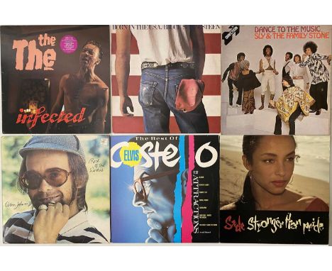 ROCK/ POP/ SOUL - LP COLLECTION (INC ATLANTIC R&amp;B BOX SET). A super selection of 68 LPs. Artists/ titles include Sly &amp