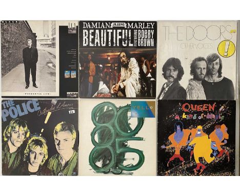 LP/12" COLLECTION (INC. ROCK/POP/DANCE/REGGAE). Genre-spanning collection of around 83 x LPs/12". To include The Doors - Othe