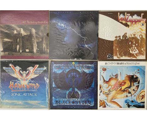 CLASSIC/HEAVY ROCK - LPs &amp; CASSETTES. Cool split collection of 15 x LPs with 40 x cassettes including rarities.. LPs incl