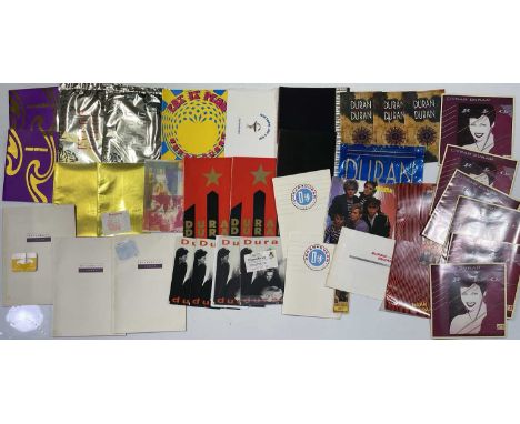 A superb collection of approx 30 Duran Duran concert programmes c 1980 - 00s, to include some ticket stubs and AAA laminated 