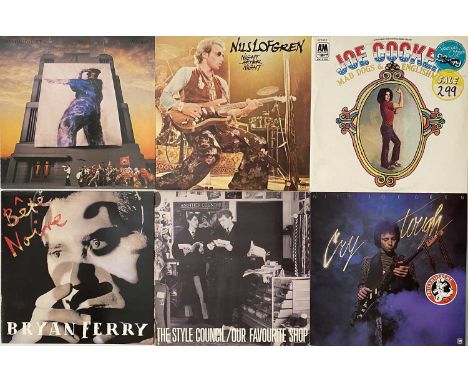 CLASSIC ROCK &amp; POP - LP COLLECTION. A super collection of around 80 rock &amp; pop LPs. Including some shellac 78rpm disc