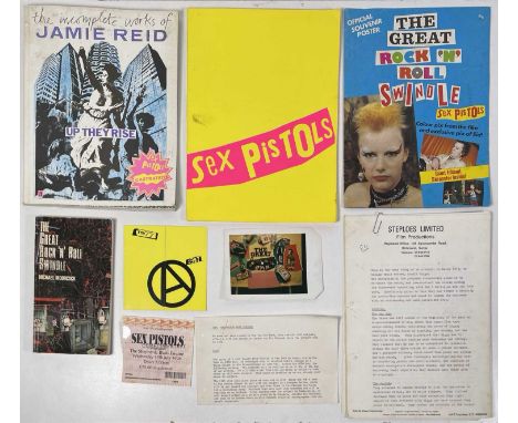a Virgin / Glitterbest published 'Great Rock N Roll Swindle' poster magazine in very good condition, a copy of the Great Rock