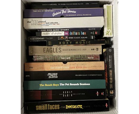 CLASSIC ROCK / 60s - CD BOX SET COLLECTION. A collection of approx 35 x CD box sets. Artists include The Small Faces, The Bea