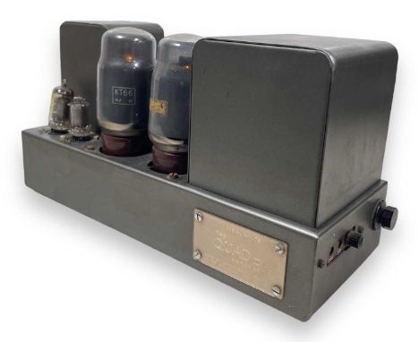 The Quad II Amplifier. Serial no: 11781. One Mullard EF86 valve glass missing.