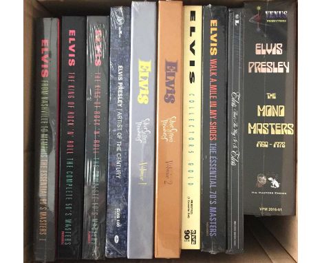 ELVIS PRESLEY - CD BOX SETS. A wonderful collection of 10 CD box sets by Elvis Presley. Titles include From Nashville To Memp