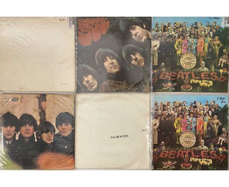 BEATLES / WHO - LP COLLECTION. A collection of 13 x LPs. Titles include Sgt Peppers (UK original stereo, -1/-1, VG+/Ex, no re