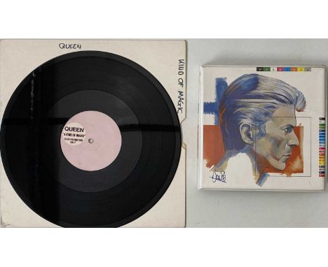 DAVID BOWIE - FASHIONS 7" PACK + QUEEN - A KIND OF MAGIC 12" PACK. A super pack of 7"/ 12" by two greats of British rock. Art