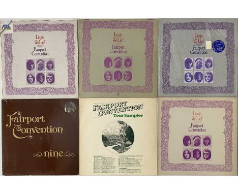 FAIRPORT CONVENTION - LP COLLECTION. A fine collection of around 30 LPs by British folk-rock group Fairport Convention. Some 