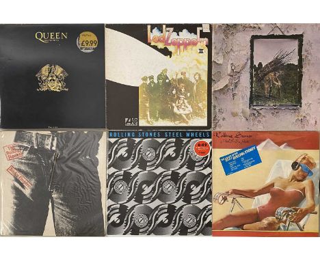 ROCK - LP COLLECTION. A collection of approx 24 x LPs. Artists/ Titles include Led Zeppelin inc IV (2401012, A3/B3, VG+/VG+),