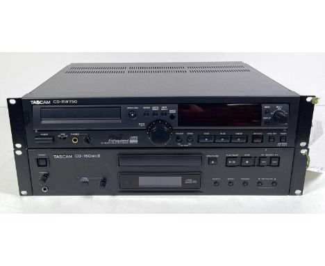 Two Tascam items - CD Recorder – Tascam CD-160 mkII CD Recorder – Tascam CD -RW 750.