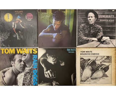 TOM WAITS - LP PACK. A pack of 15 x (mostly) LPs. Titles are Bourbon Jesus (TOM 99, Ex+/ Ex+), Bounced Checks (Ex+/VG), Small