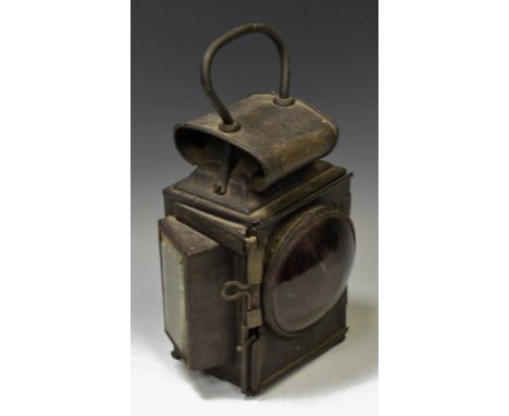 A "Dependence" railway lantern by J &amp; R Oldfield, Birmingham