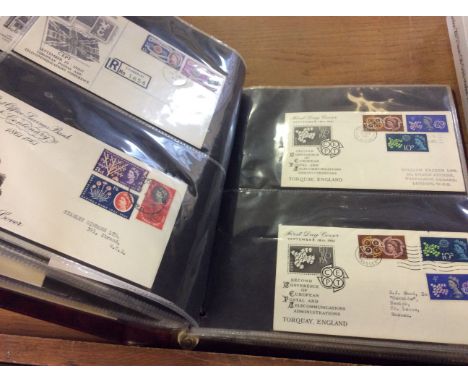 An album of predominantly George VI to Elizabeth II first day covers and envelopes including Coronation, Festival of Britain,