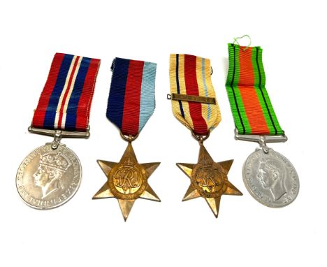 4  ww2 medals with 8th army clasp 