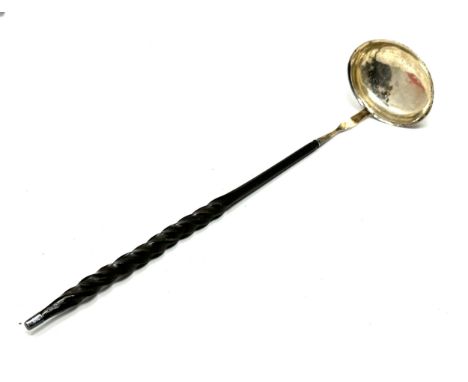 Antique silver toddy ladle 