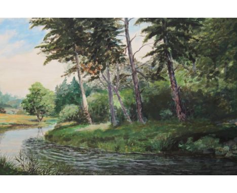 J K NOBLE (CONTEMPORARY SCOTTISH SCHOOL),
THE GRYFFE, NEAR DUCHAL AVENUE and BALMAHA, LOCH LOMOND
each oil on board, signed a