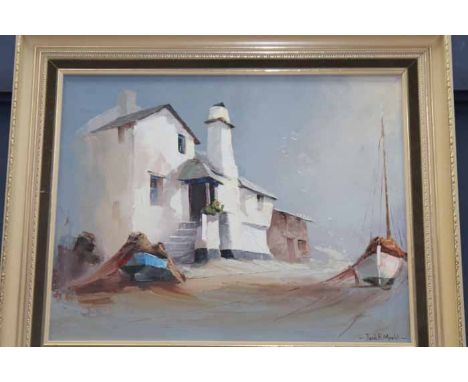 JACK R MOULD
BEACHFRONT VILLA
oil on canvas 
