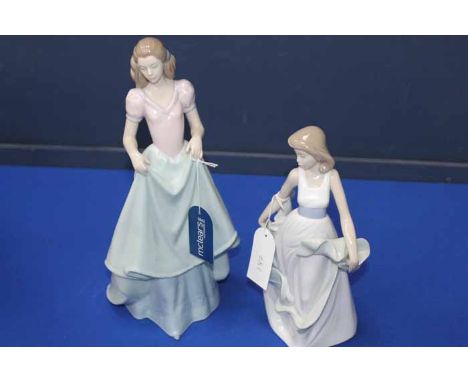 TWO NAO FIGURES OF GIRLS