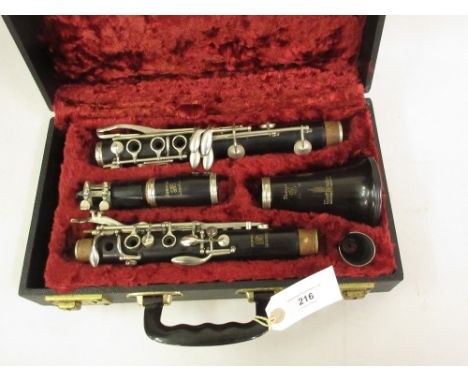 Cased clarinet by Besson, Westminster 