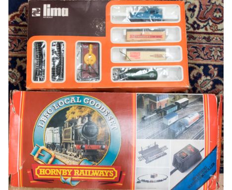 A Hornby LBSC local goods set, boxed together with a Lima HO scale set (2) 