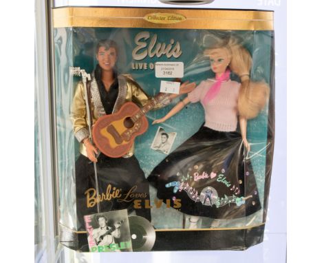 Boxed 'Barbie' and Elvis dolls 'Elvis on Stage',  Mattel