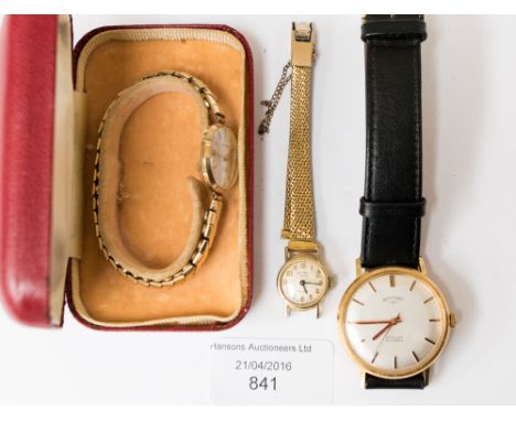 A gentleman's Rotary wristwatch, two ladies' Rotary wristwatches (3) 