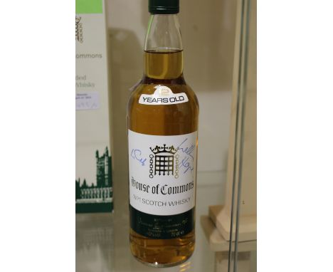 House of Commons No.1 Scotch Whisky signed by William Hague, unboxed 