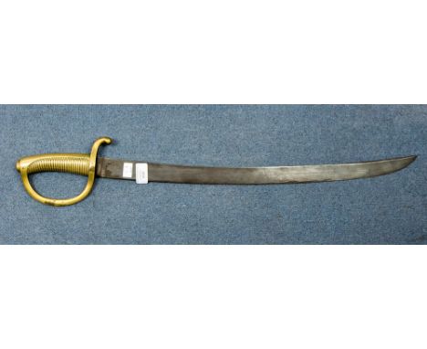 French Napoleonic short sword, no scabbard, V354 marked 