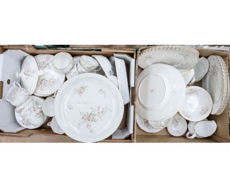 A very comprehensive Pall Mall Ware dinner and tea service,  settings for twelve, (2 boxes) 