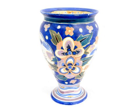 A Carltonware lamp base (af) 