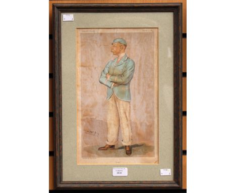 Spy, a print of 'Fogg', Vanity Fair, 1894, framed, 32cm by 18cm

Provenance: Relating to the Victorian artist Alfred William 